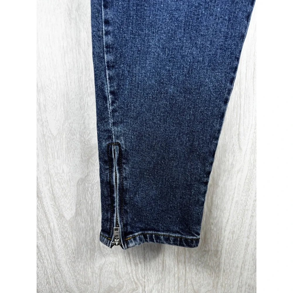 Ralph Lauren Capri Jeans Womens 6 Blue High Rise Tapered Crop‎ Denim Preppy